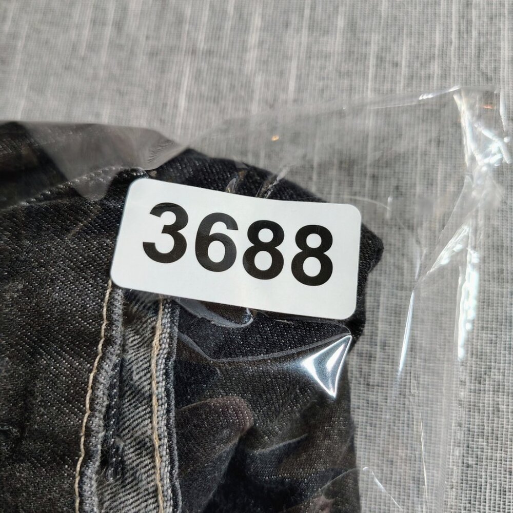VINTAGE Polo Jeans Shorts Mens Size 40 Dark Wash Black Artillery Cargo Baggy Y2K - Picture 13 of 13
